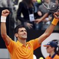 Finale Romoje – N. Djokovičiaus ir R. Federerio dvikova
