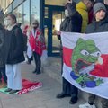 Белорусы протестовали в Вильнюсе против поддержки минским режимом России