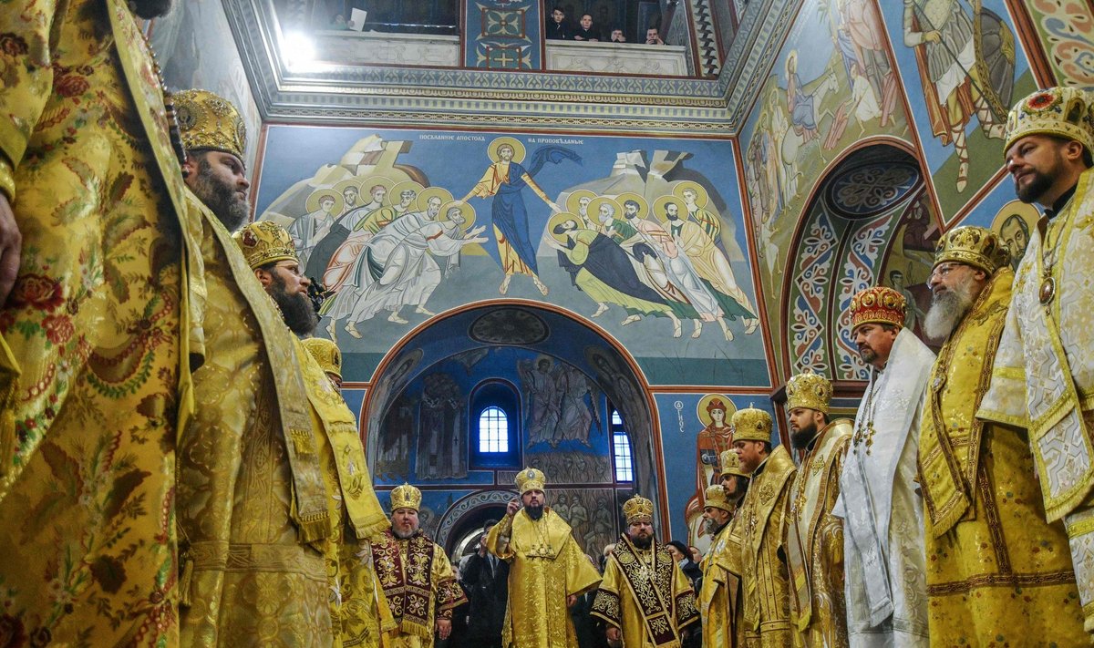 Rusijos stačiatikių patriarchas pyksta dėl Ukrainos bažnyčios atskilimo