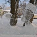 Druskininkuose – įspūdingos ledo skulptūros