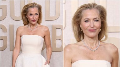 Į „Auksinius gaublius“ atvykusi 55-erių aktorė pritrenkė savo suknelę papuošusi lytiniais organais: įžvelgė tik akyliausi