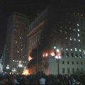 Brazilija: protesto akcija San Paule virto plėšikavimu ir padegimais