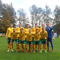 Lietuvos 19-mečiai futbolininkai antrą kartą nugalėjo estus