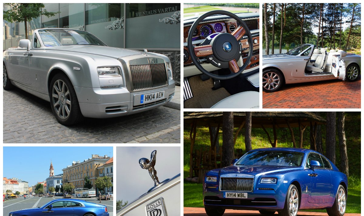 Rolls-Royce Wraith ir Phantom Drophead Coupé