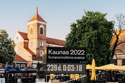 Laikmačiai skaičiuoja laiką iki pirmojo Kaunas-Europos kultūros sostinė renginio