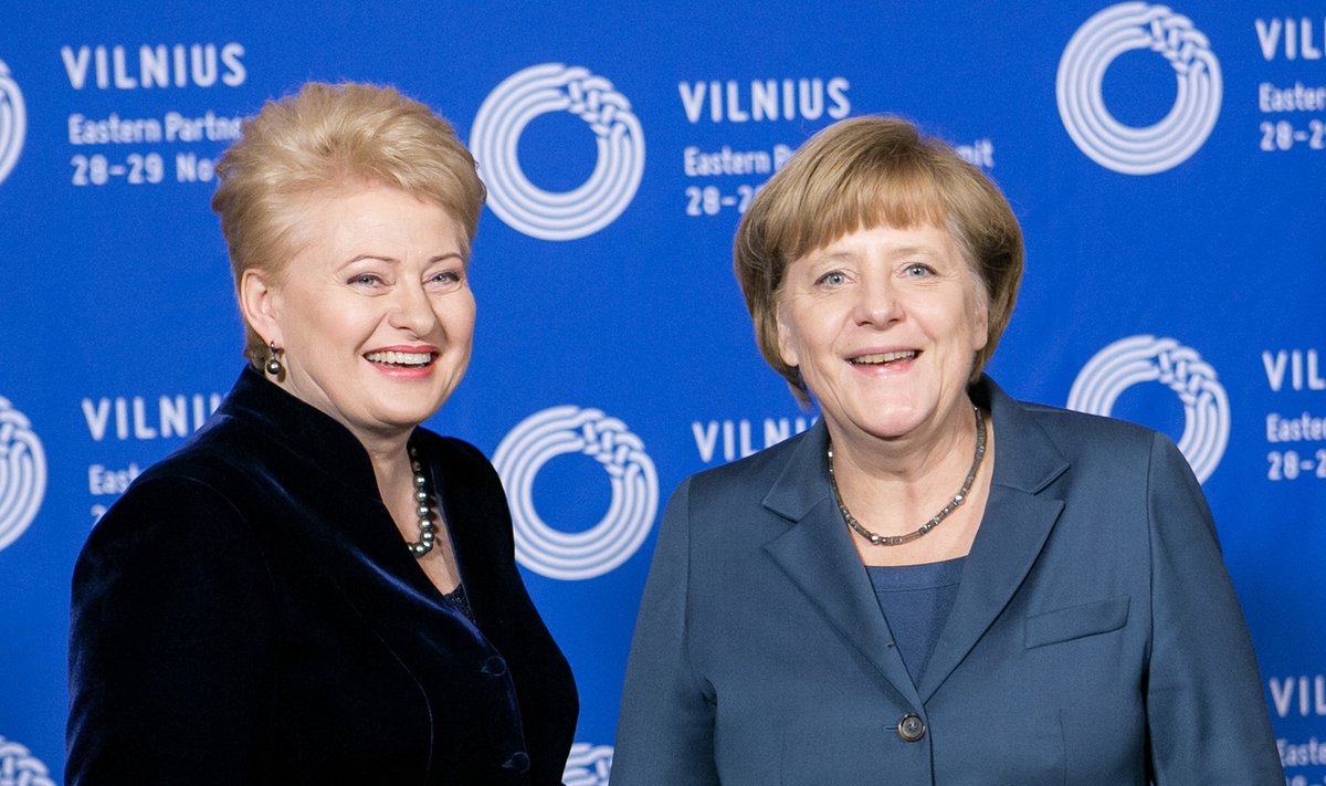 Dalia Grybauskaitė, Angela Merkel