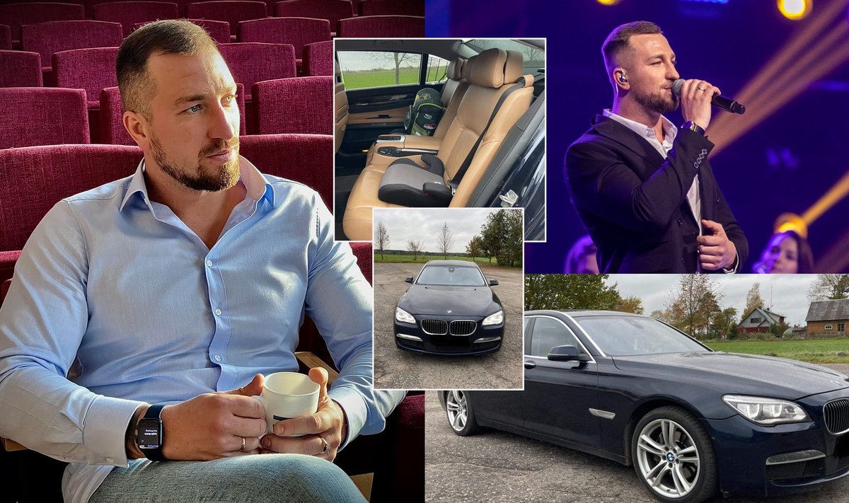 Karolis Akulavičius parduoda savo BMW automobilį