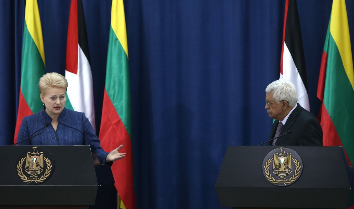 Dalia Grybauskaitė, Mahmoudas Abbasas