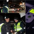 Naktį Vilniuje policijos sučiuptas girtutėlis vairuotojas grasino žurnalistams, bet policininkai jam paaiškino padėtį