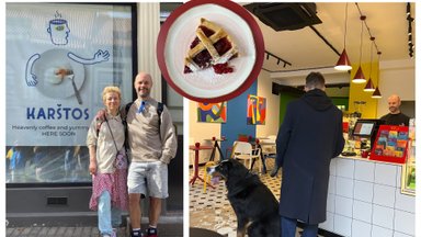 Nuo karo pasprukusi ukrainietės ir lietuvio šeima pačioje Vilniaus širdyje atidarė kavinę: apie tokią svajojome dar gyvendami Kyjive