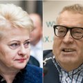 Грибаускайте: над угрозами Жириновского можно посмеяться