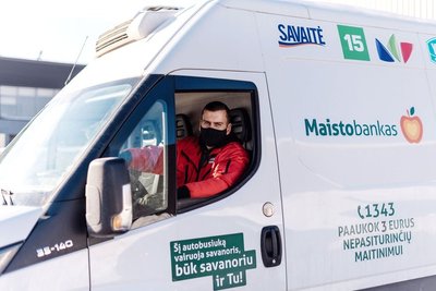Maisto banko savanoriai (Maisto banko nuotr.)