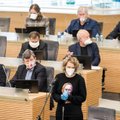 Депутатам парламента Литвы - респираторы и перчатки, их помощникам одна одноразовая маска на три недели