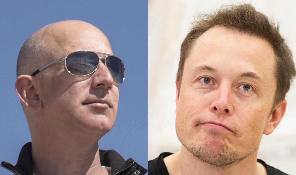 Jeff Bezos, Elon Musk 