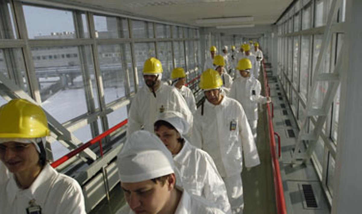 Ignalinos atominės elektrinės darbuotojai