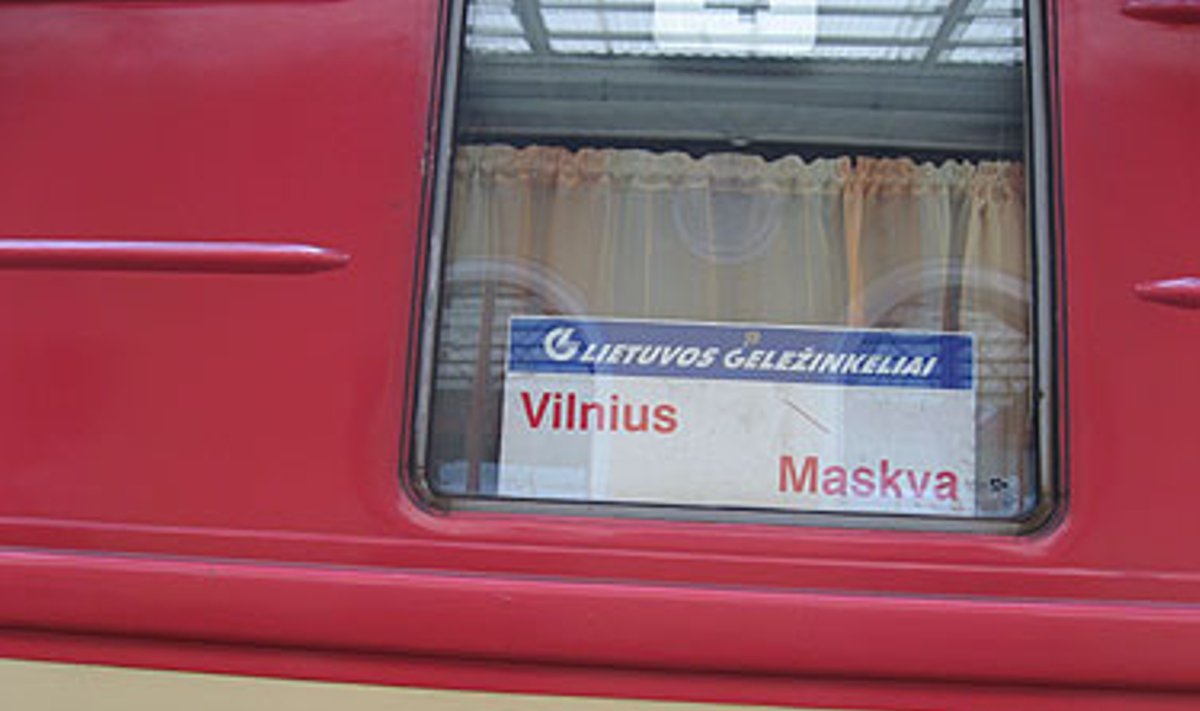 Traukinys Vilnius-Maskva