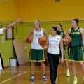 Lietuvos rinktinės krepšininkės treniruojasi LSU