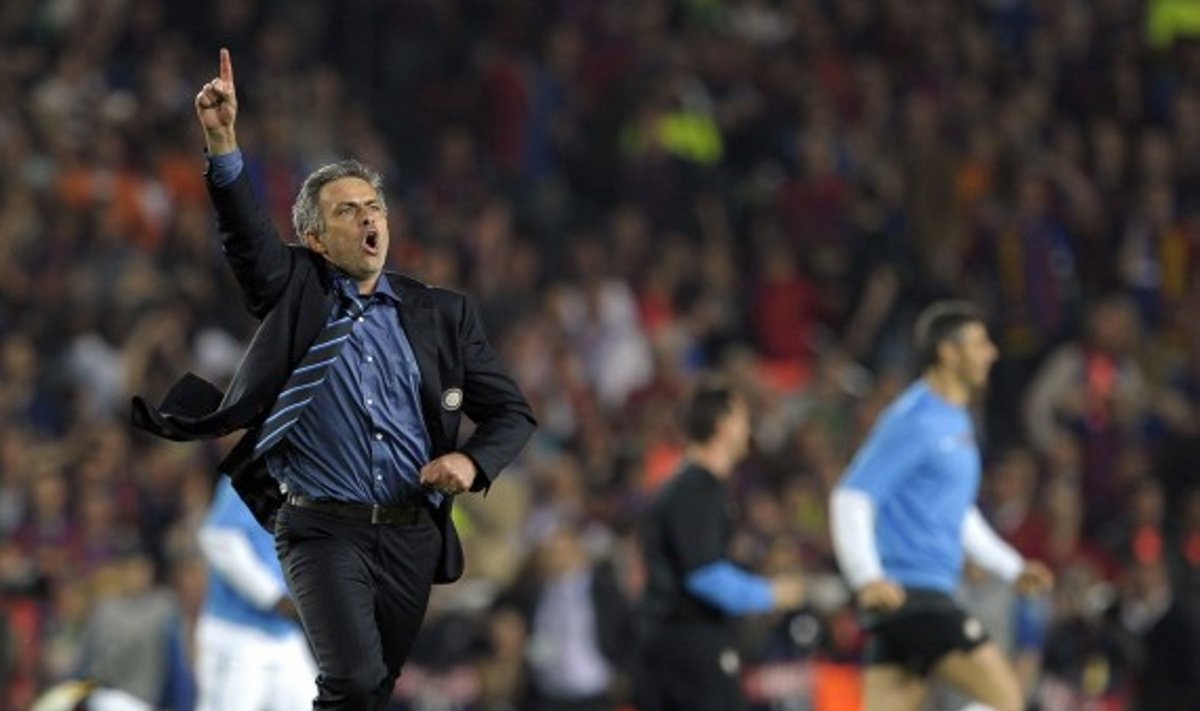 Jose Mourinho pergalės šokis