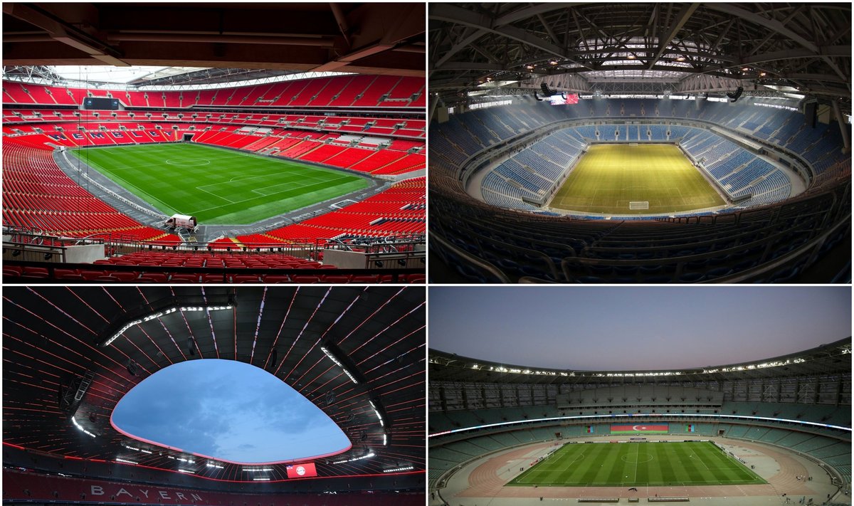 EURO 2020 stadionai
