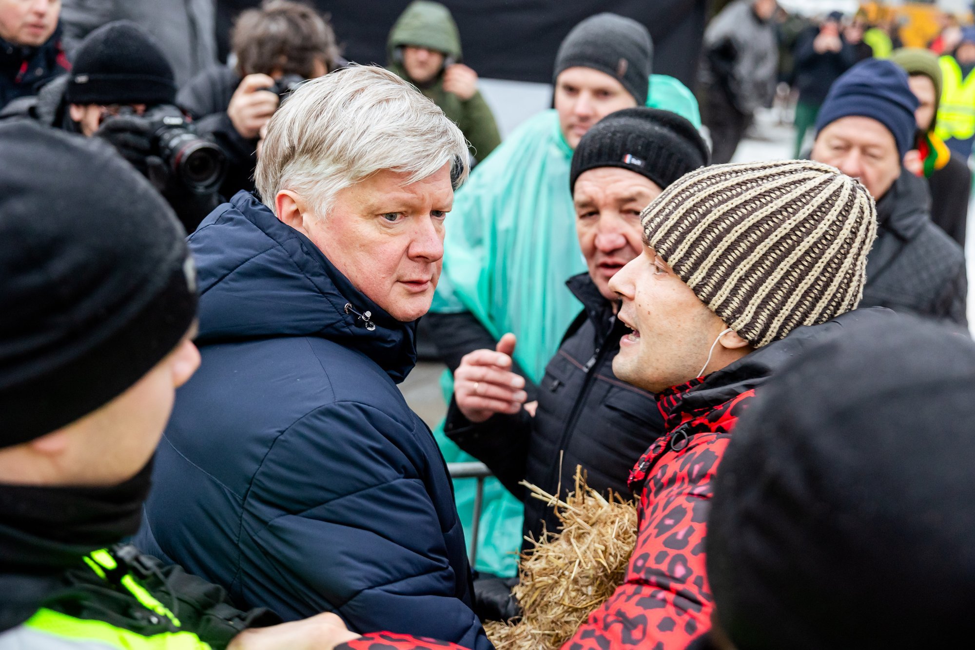 Navickas nie widzi powodu, aby polscy rolnicy mieli kontrolować dostawy zboża na granicę z Litwą