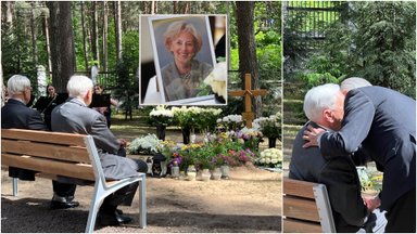 Prie Almos Adamkienės kapo jautriai paminėtos jos mirties metinės