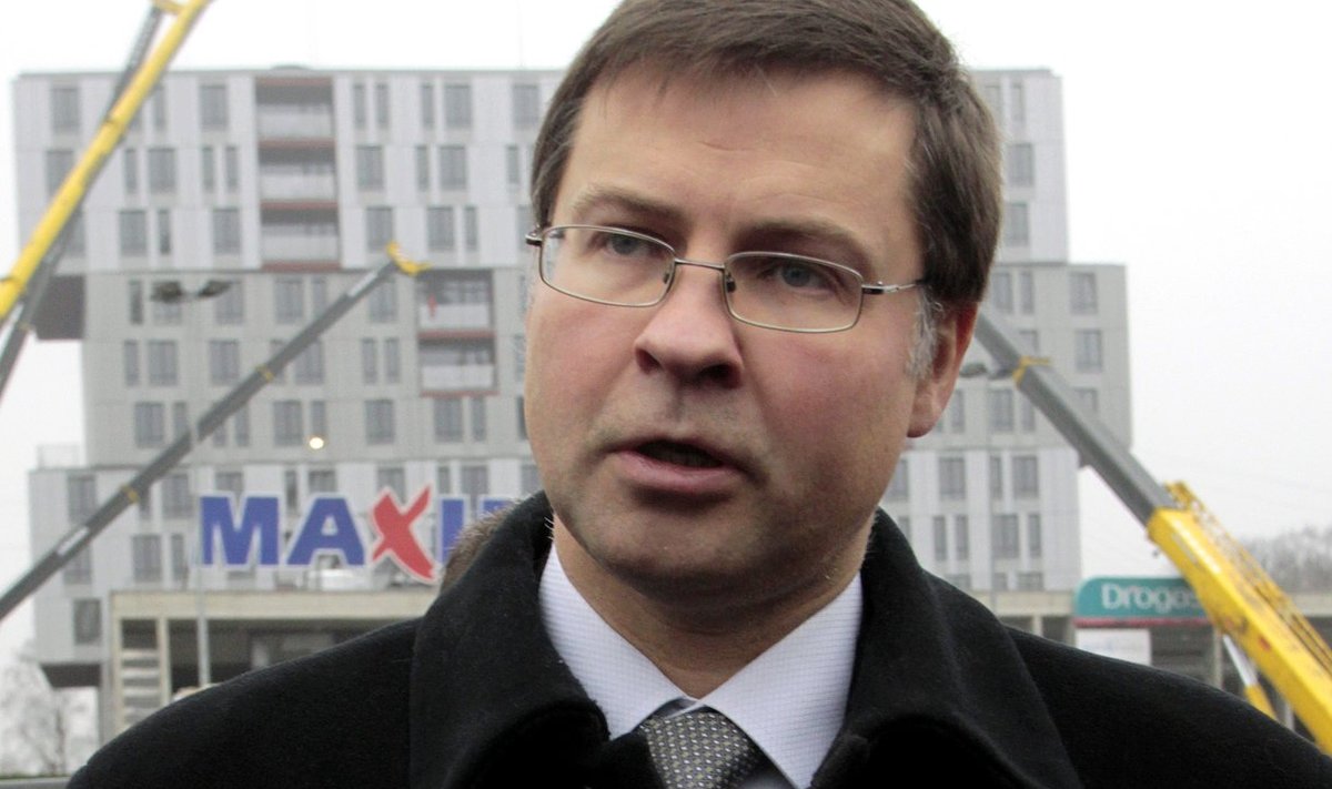 Latvijos premjeras Valdis Dombrovskis