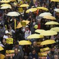 Protestuotojai Honkonge siekia didinti spaudimą ekonomikai