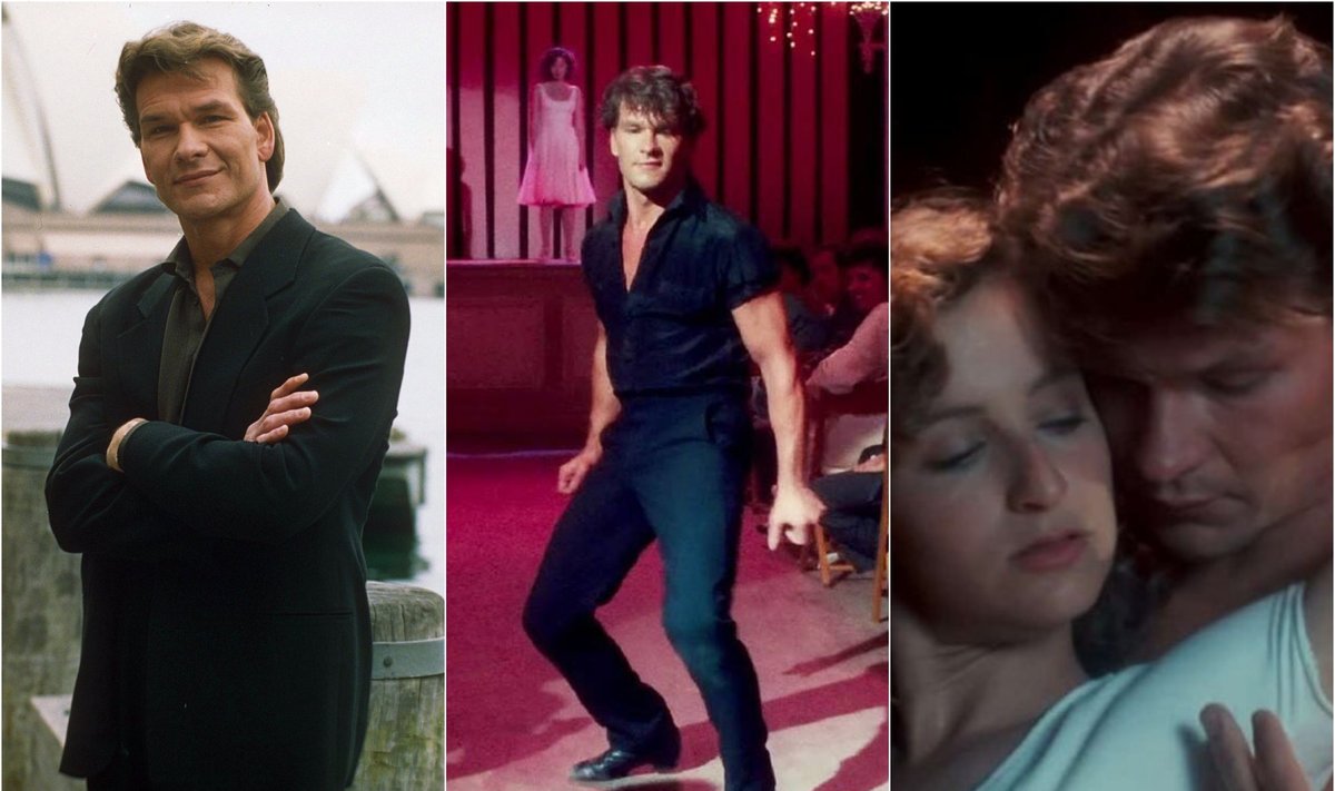 Patrick Swayze, kadrai iš filmo "Nešvarūs šokiai"