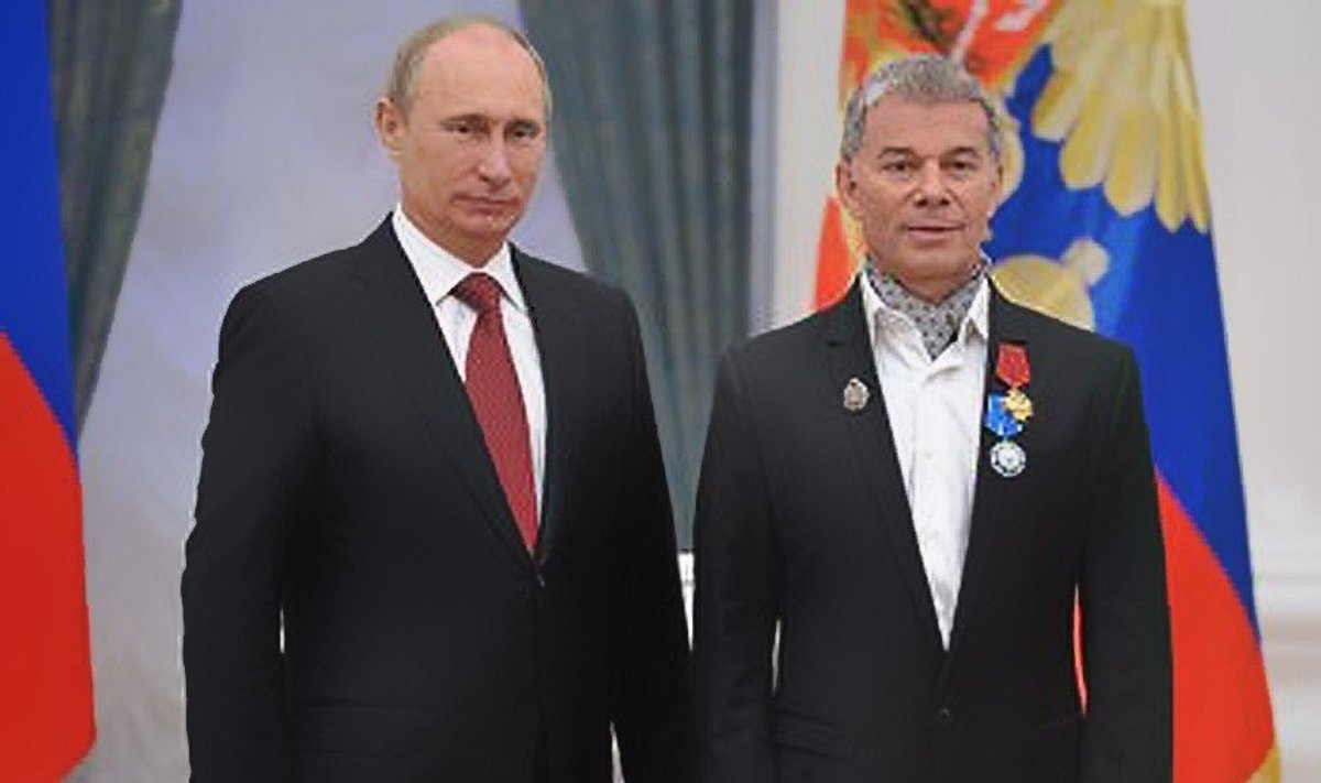 Vladimiras Putinas, Olegas Gazmanovas. eng.state.kremlin.ru nuotr.
