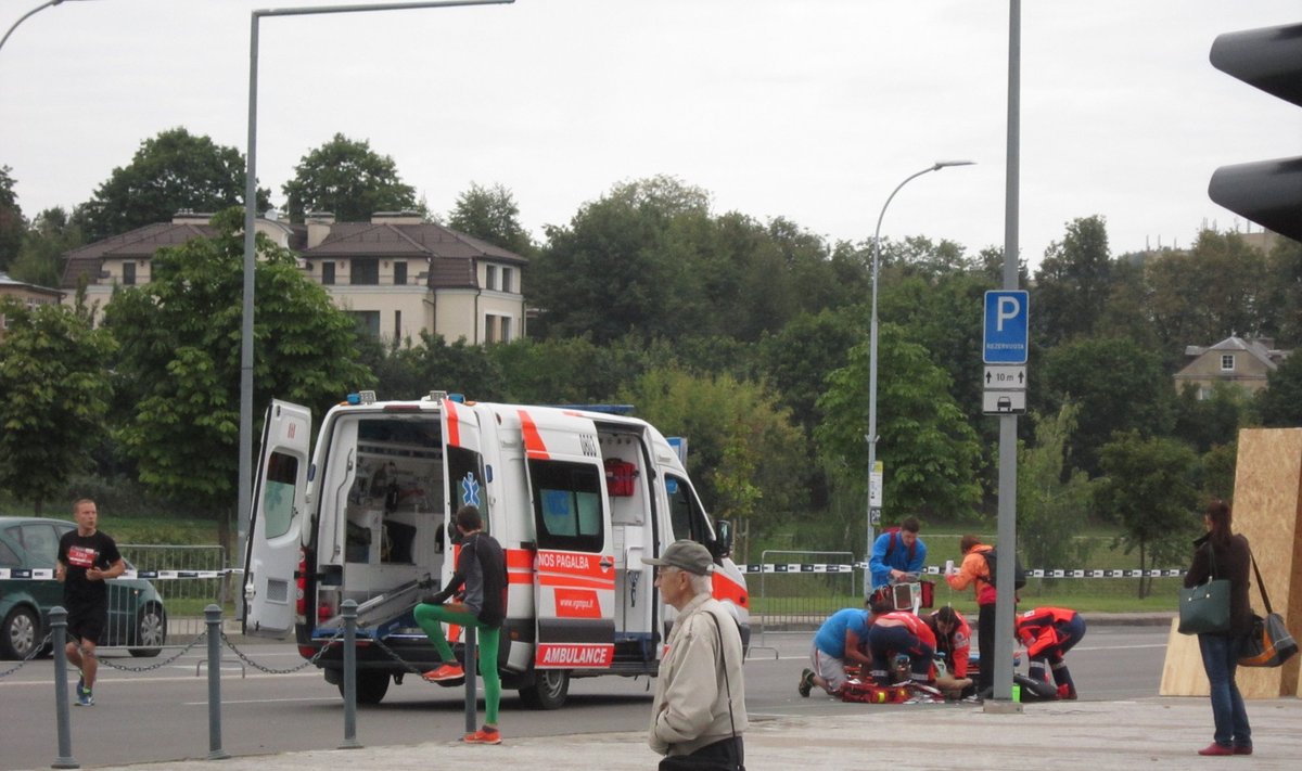 Vilniaus maratone mirė vienas iš dalyvių