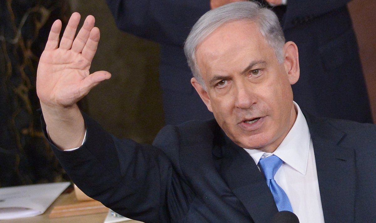 Benjaminas Netanyahu kreipiasi į JAV Kongresą