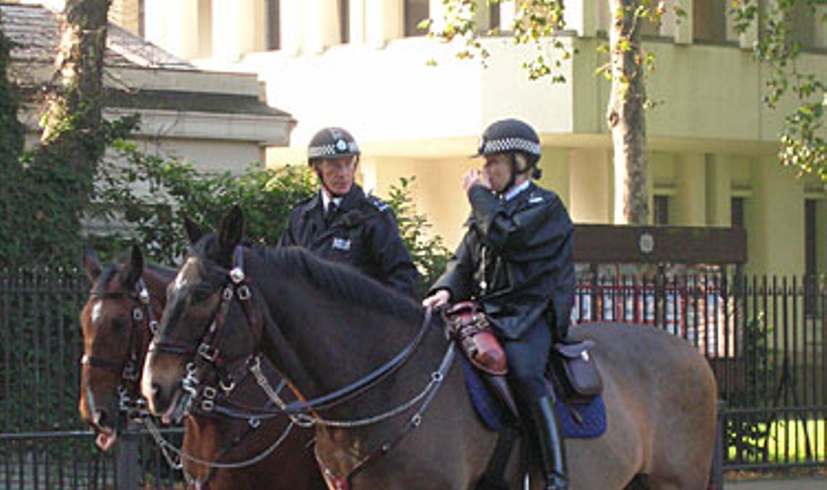 Britų policininkai ant arklių