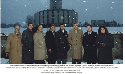 JAV Kongreso nariai Vilniuje 1991 metų vasarį