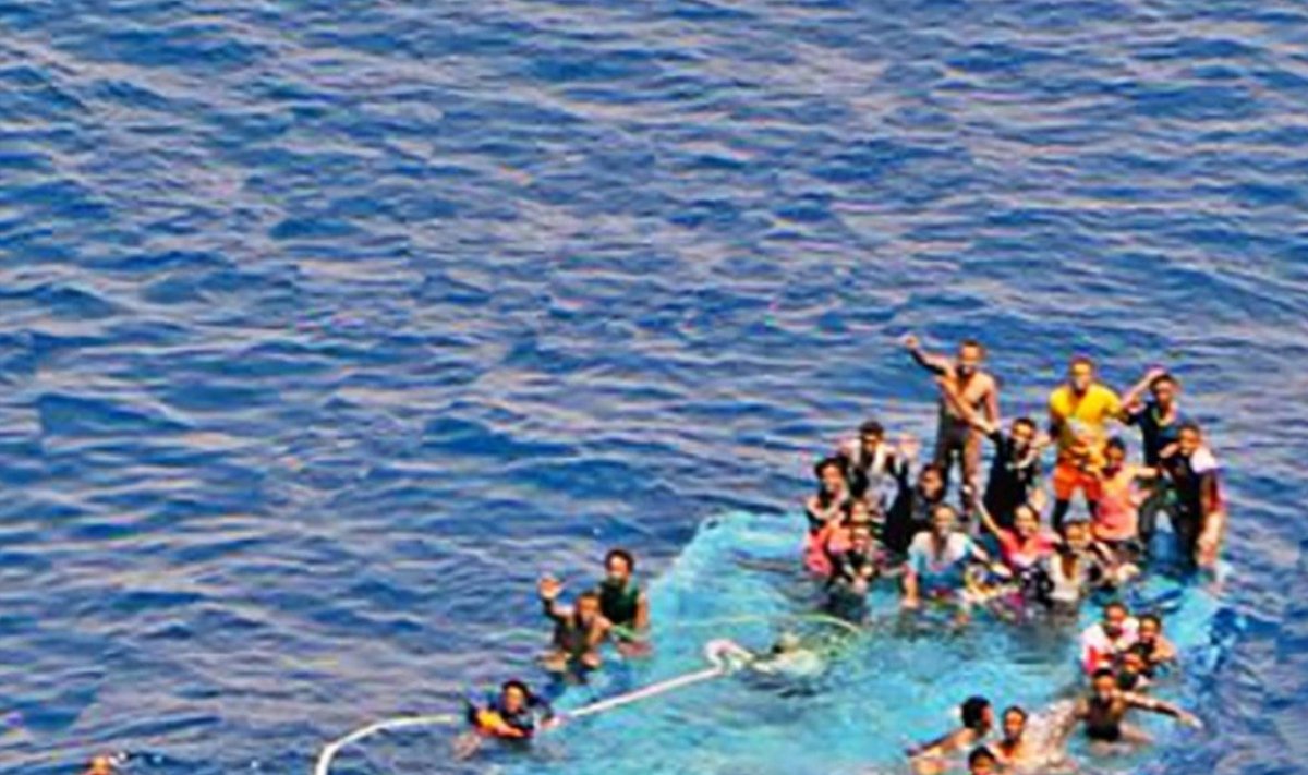 Pabėgėliai Viduržemio jūroje