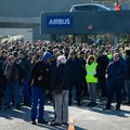 Ispanijoje tūkstantinė minia streikuoja prieš „Airbus“ planus atleisti 630 darbuotojų