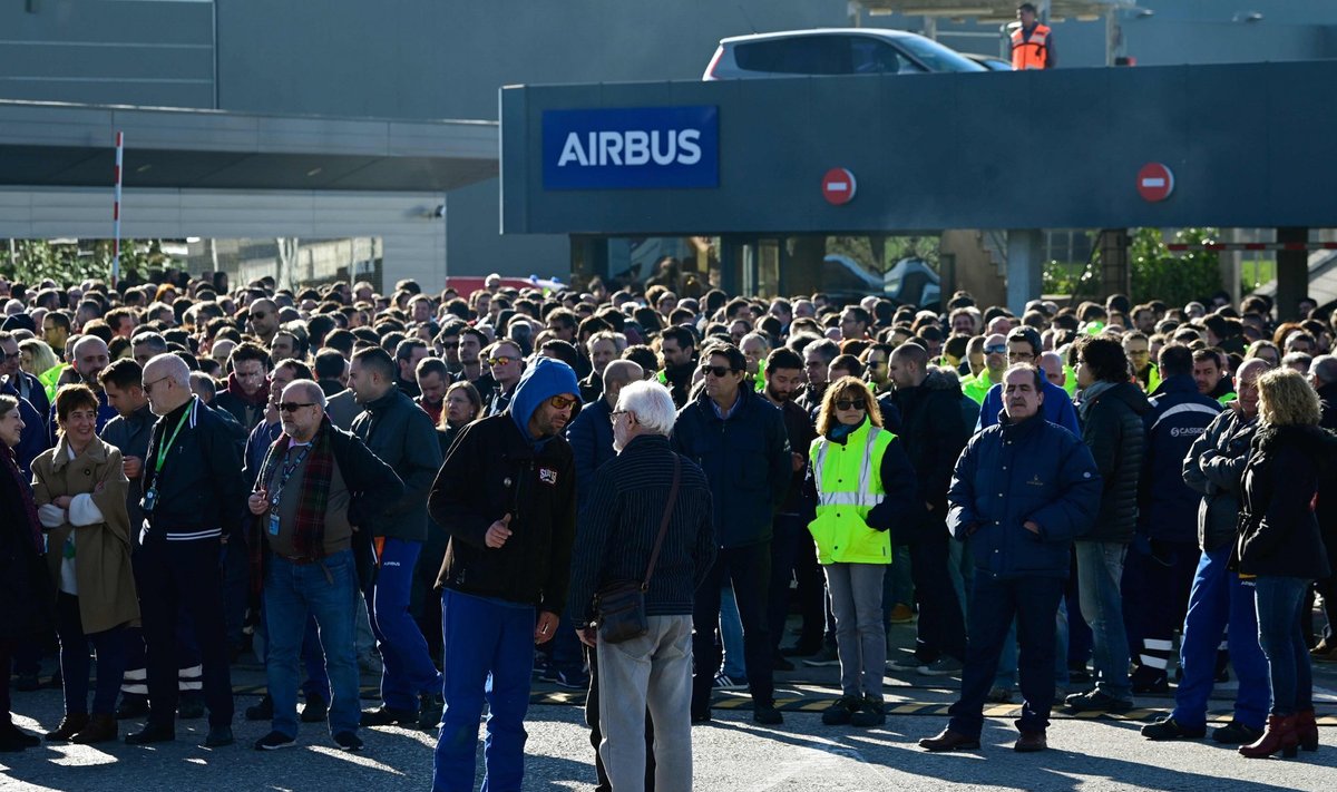 „Airbus“ streikas