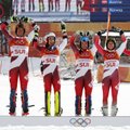 Kalnų slidinėjimo varžybos baigėsi Šveicarijos komandos pergale