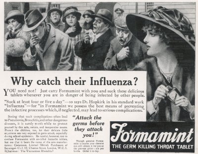 Įspėjimai apie ispaniškąjį gripą ir jo platinimą
