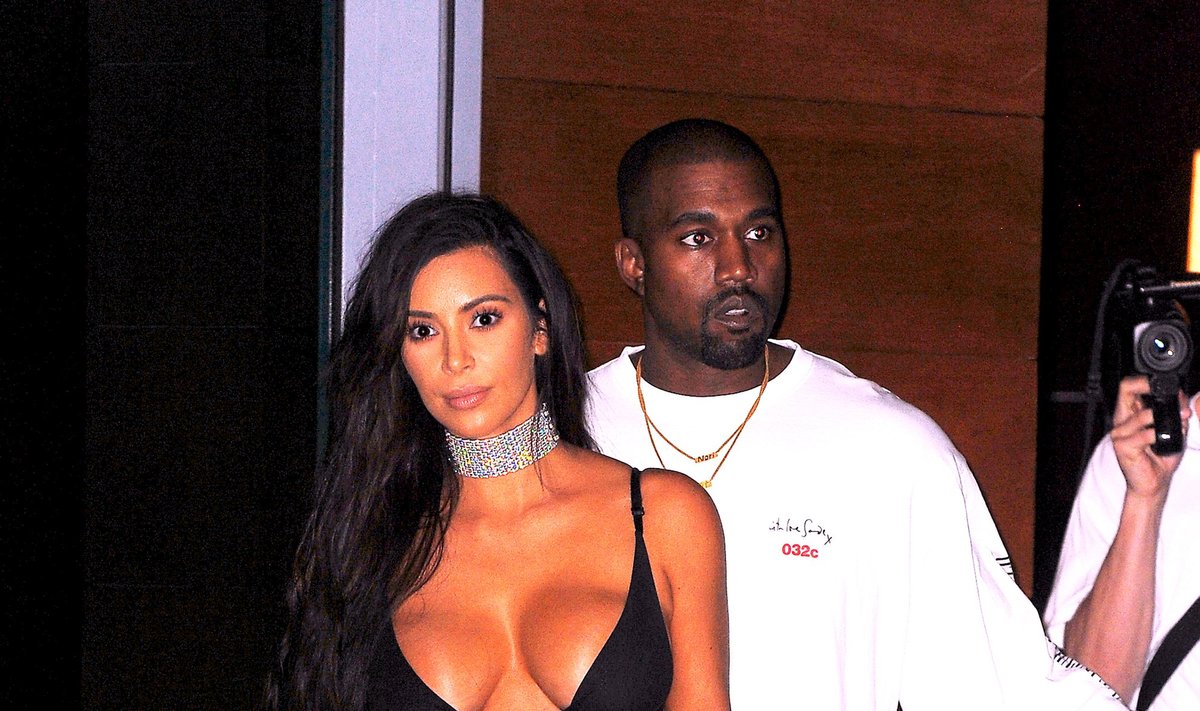 Kim Kardashian ir Kanye'as Westas