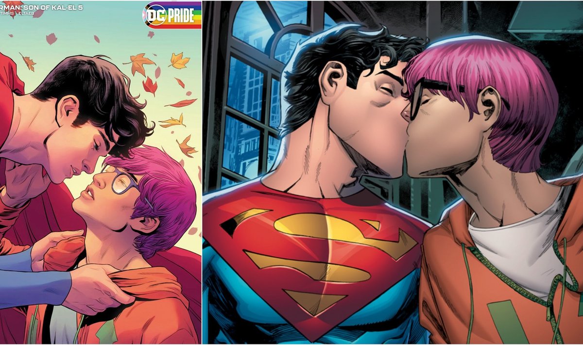 Kadrai iš komikso "Superman: Son of Kal-El" /Foto: DC Comics