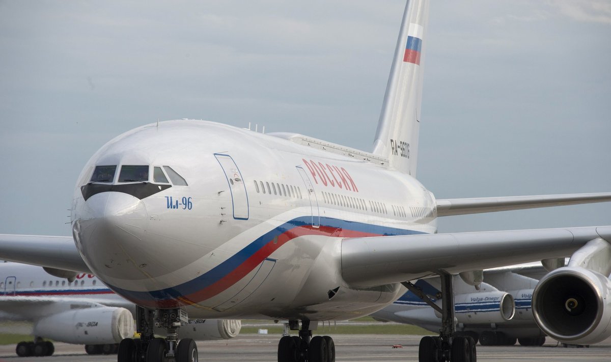 Prezidentinis V.Putino lėktuvas "Il-96"