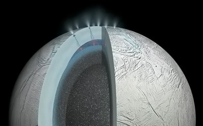 Saturno palydove Encelade mokslininkai ieško nežemiškos gyvybės formų.