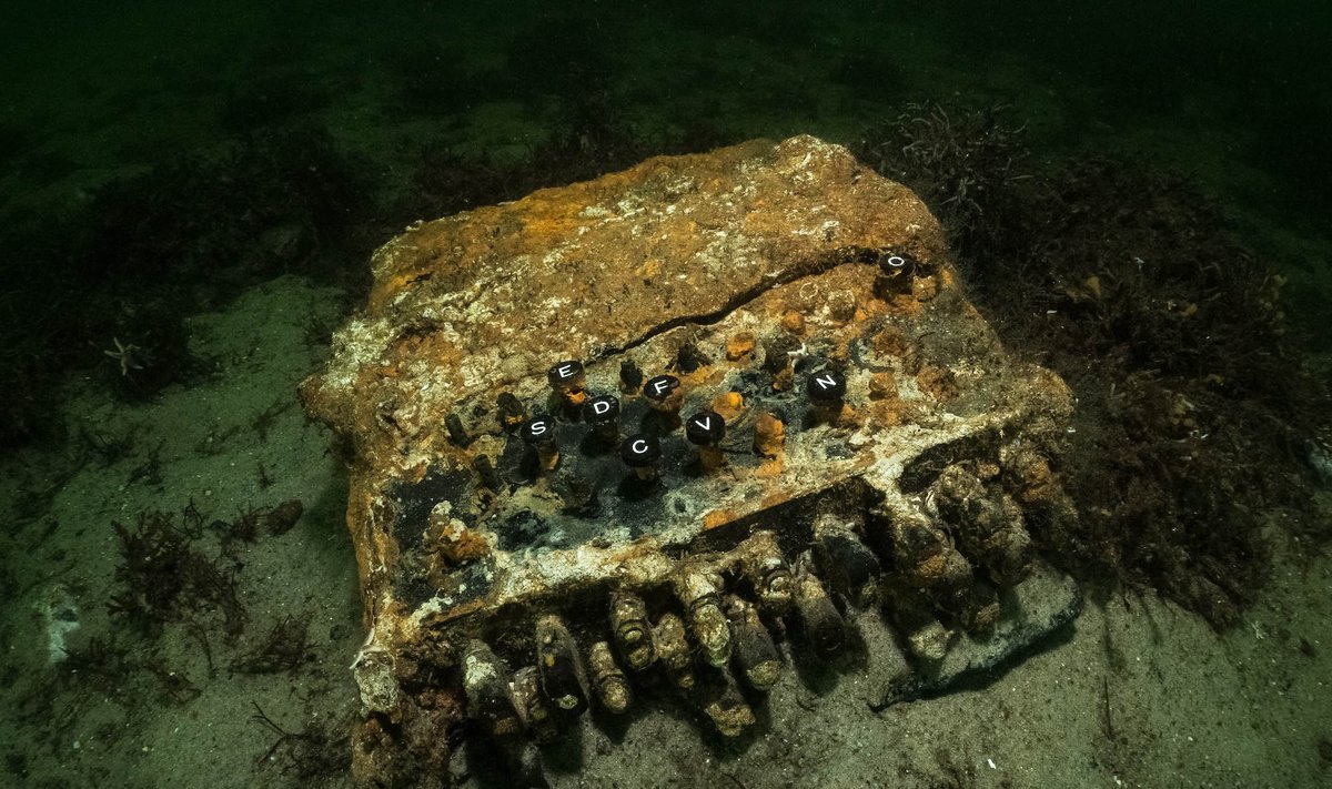 Baltijos jūros dugne rasta „Enigma“