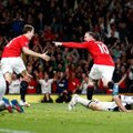Po W.Rooney įvarčio „Manchester United“ Anglijoje įgijo trijų taškų persvarą