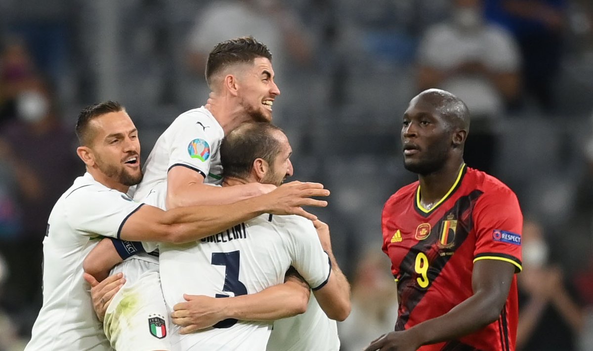 Euro 2020 ketvirtfinalis: Belgija - Italija