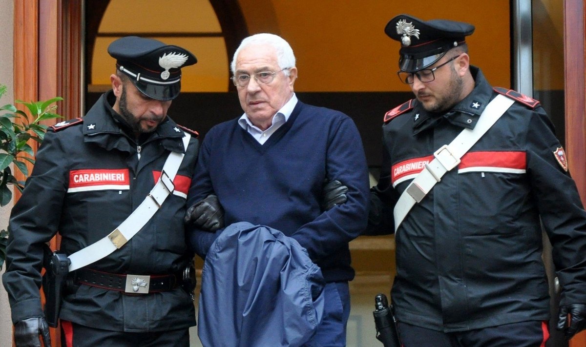 Italijos policija išsiveda Settimino Mineo