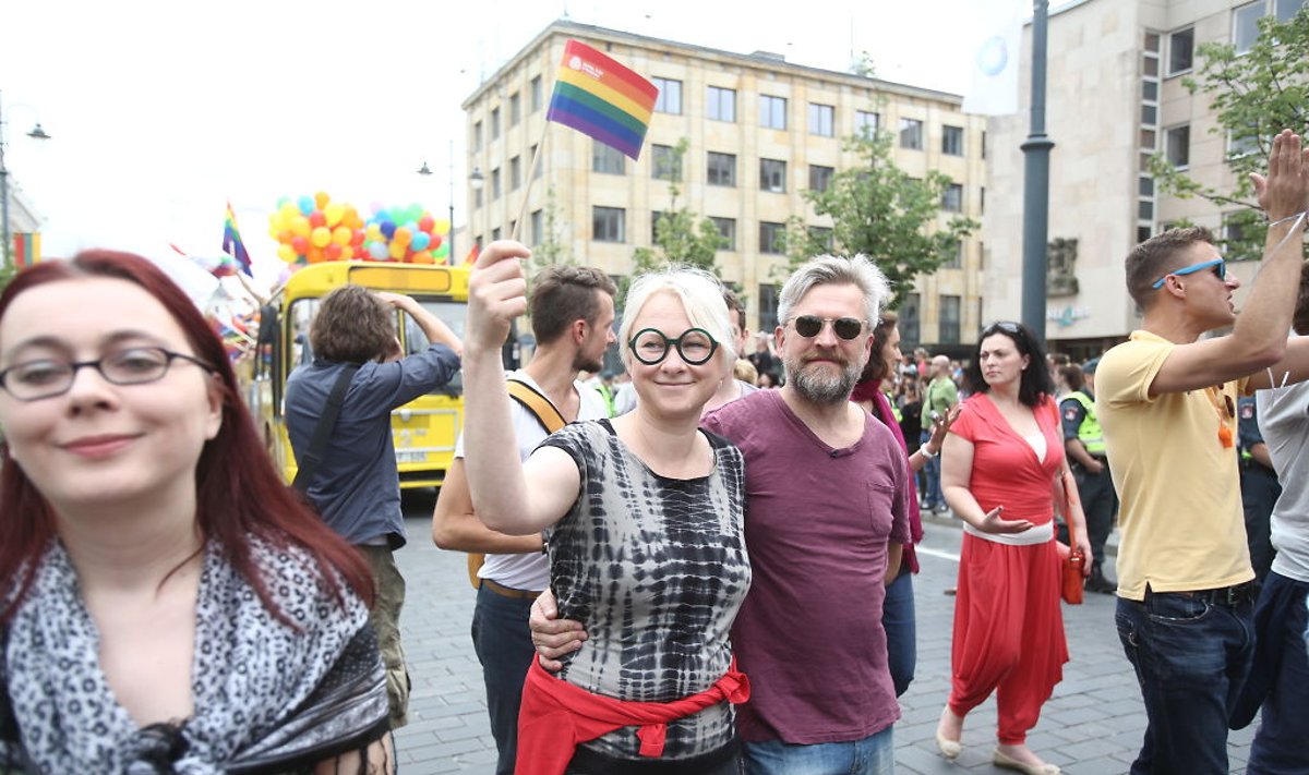 At the Baltic Pride in Vilnius