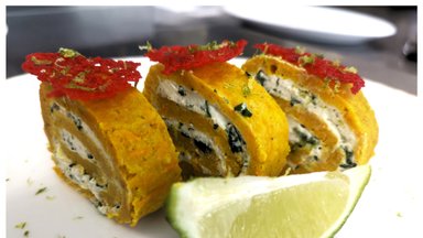 Pasidalijo morkų vyniotinio receptu – puikus patiekalas, tiksiantis ir šv. Velykų stalui