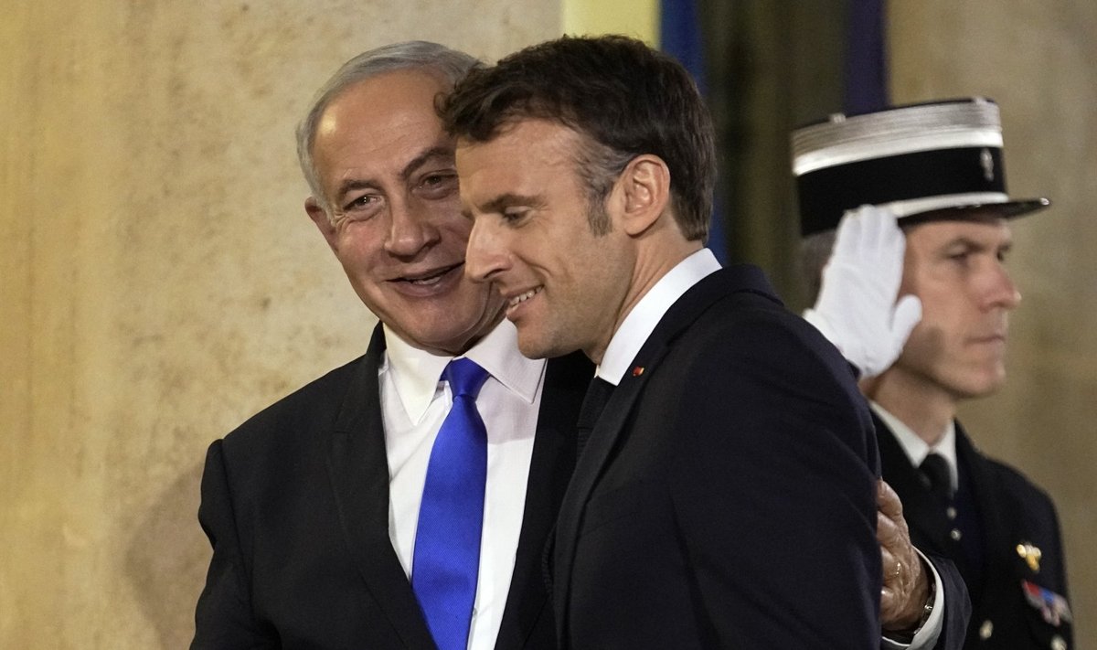 Benjaminas Netanyahu, Emmanuelis Macronas 
