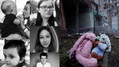 Vaikai, kuriuos Dnipre pražudė Rusijos raketa